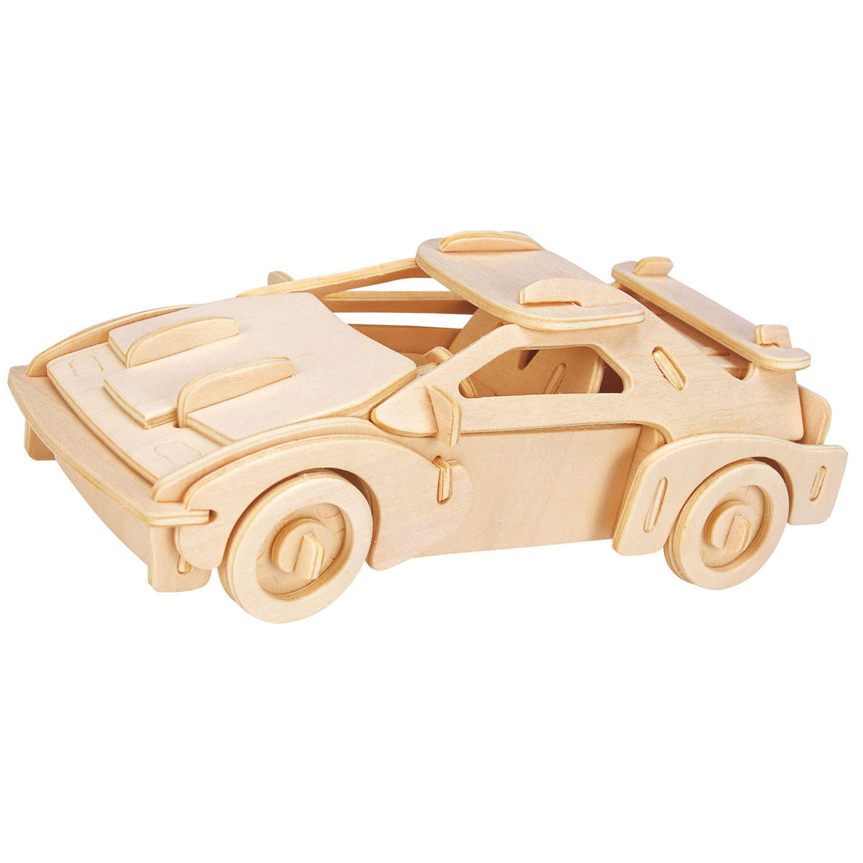 Gepetto's Workshop Wooden Construction Pakiet 3D - Racing Car