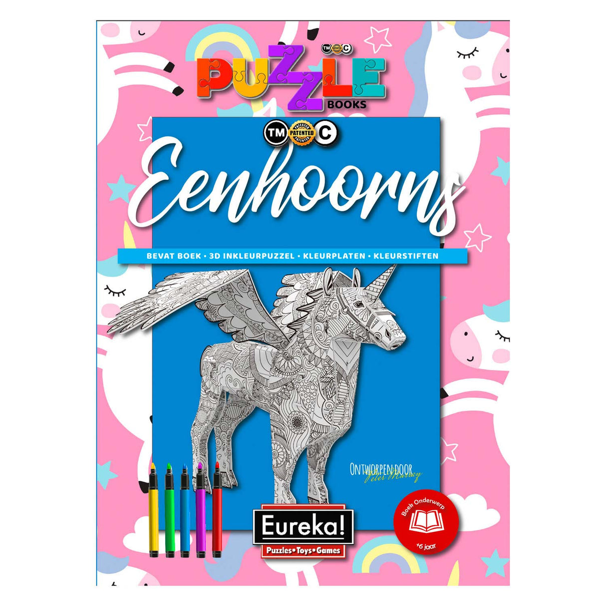 Eureka 3D Puzzle Books Unicorns