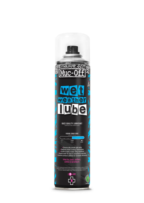 Muc-off kettingolie wet lube spuitbus 400ml