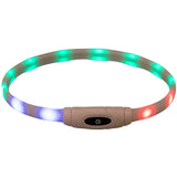 Trixie leuchtendes Hundehalsband USB Silikon wiederaufladbar mehrfarbig