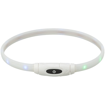 Trixie leuchtendes Hundehalsband USB Silikon wiederaufladbar mehrfarbig