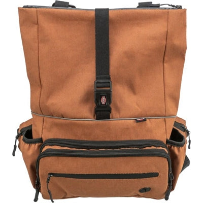 Trixie Rolltop-Rucksack mit Gürteltasche mit Rostgürtel