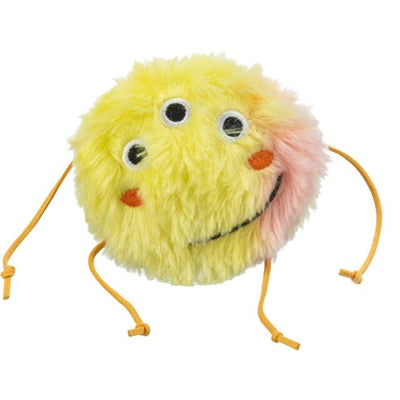 Trixie Monster Plüsch mit Katzenminister Orange Gelb