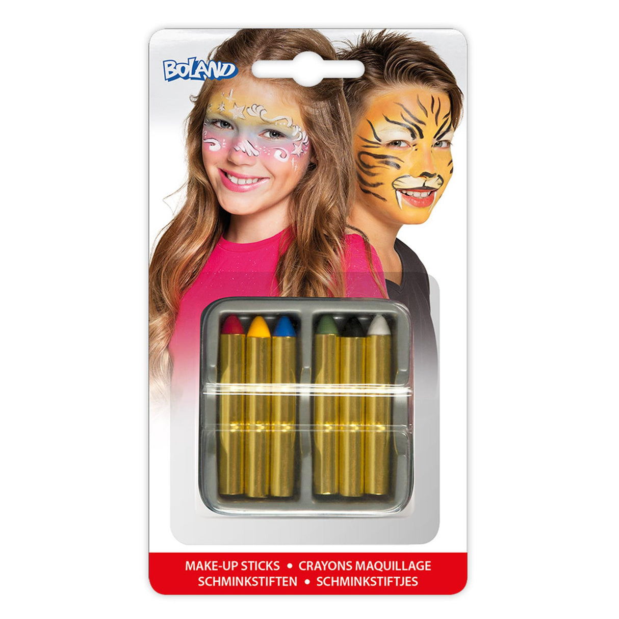 Boland Set mit 6 Make-up-Sticks in 6 Farben
