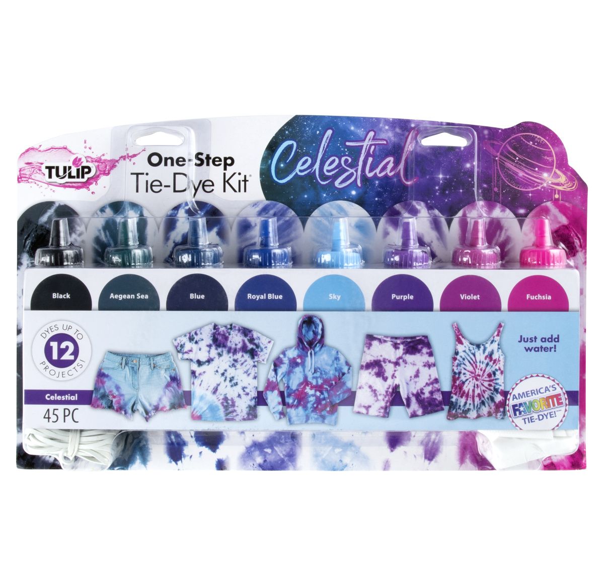 Tulpe Ein-Schritt-Batik-Tulpe • Batik-Set himmlisch, 8 Farben