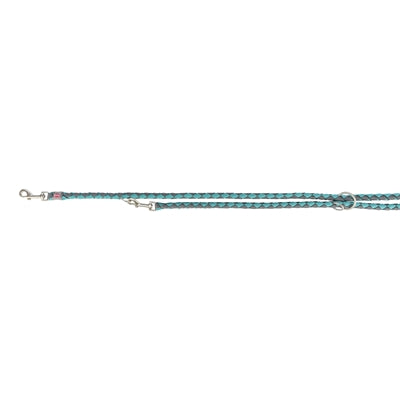 Trixie Cavo Hundeleine verstellbar Aqua Graphitgrau