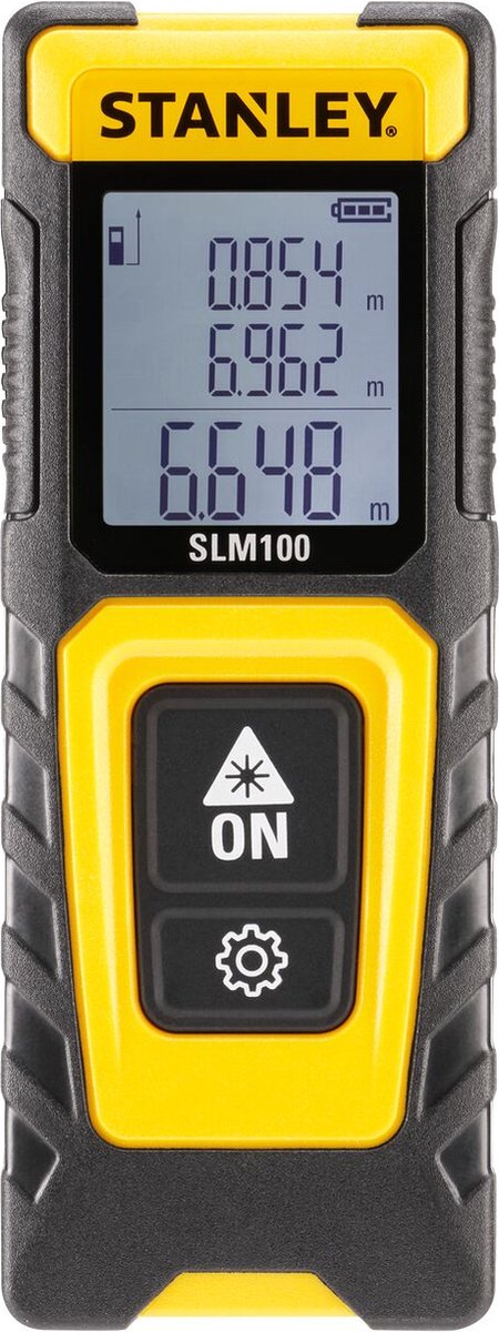Stanley – Laser-Entfernungsmesser SLM100 – 30 m – elektrische Messgeräte – Laser – 1 Stück.