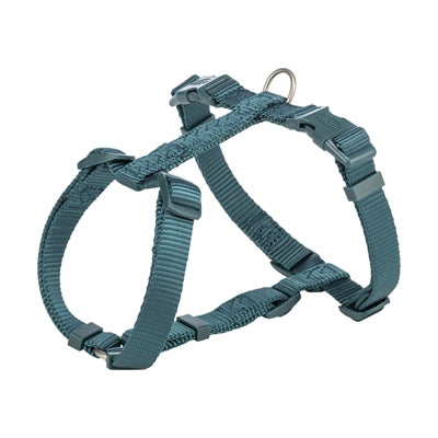 Trixie Hundegeschirr Premium H-Geschirr Petrolblau