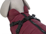 Trixie Hundemantel Pirou mit Sangria-Geschirr