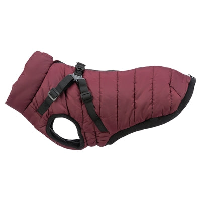 Trixie Hundemantel Pirou mit Sangria-Geschirr