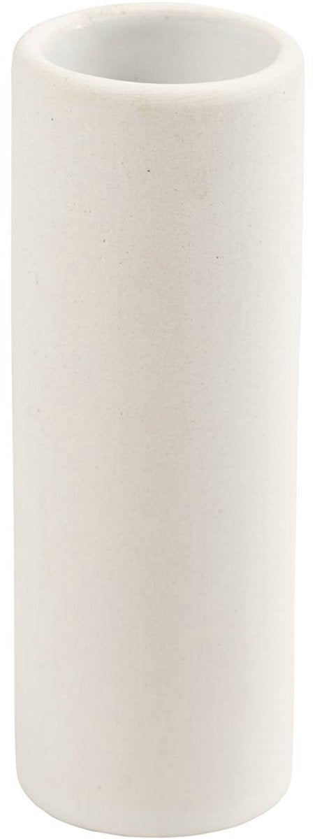 Kreativunternehmen https: www.cchobby.nl Vase-h-11-cm-d-4-cm-white-1-piece