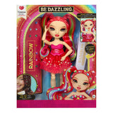 Rainbow High Be Dazzling Fashion Dolls – Vivienne Rouge (rot) mit Blendwerkzeug und glitzernden Strasssteinen
