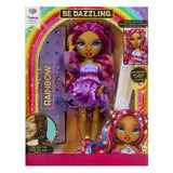 Rainbow High Be Dazzling Fashion Dolls – Noémie Violette (lila) mit Blendwerkzeug und glitzernden Strasssteinen