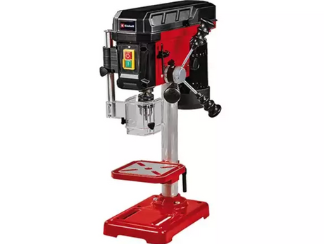 Einhell Säulenbohrmaschine TC-BD 450 - 450 W - 600-2.650 t min - B16 - Schnellspannbohrfutter: ø1,5-13 mm - max. Bohrtiefe: 50 mm - Bohrtisch: 160x160 mm - Bohrtisch ist neigbar, drehbar und höhenverstellbar