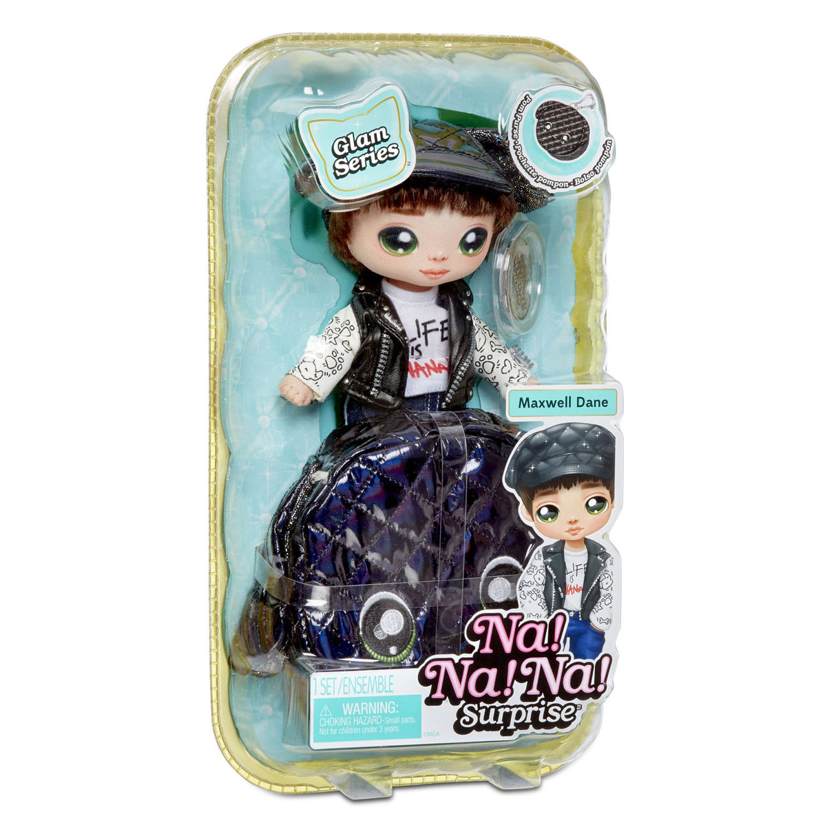 MGA Entertainment etter! Etter! Etter! Overraskelse 2in1 Glam -serien Maxwell Dane