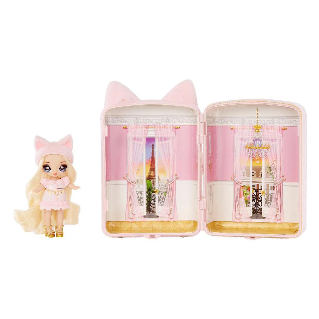 ¡MGA Entertainment después! ¡después! ¡después! Juego sorpresa establecido con mini mochila - Kitten parisino