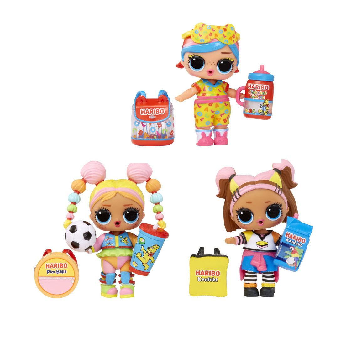 LOL. Überraschung liebt Mini -Süßigkeiten x Haribo Mini Pop