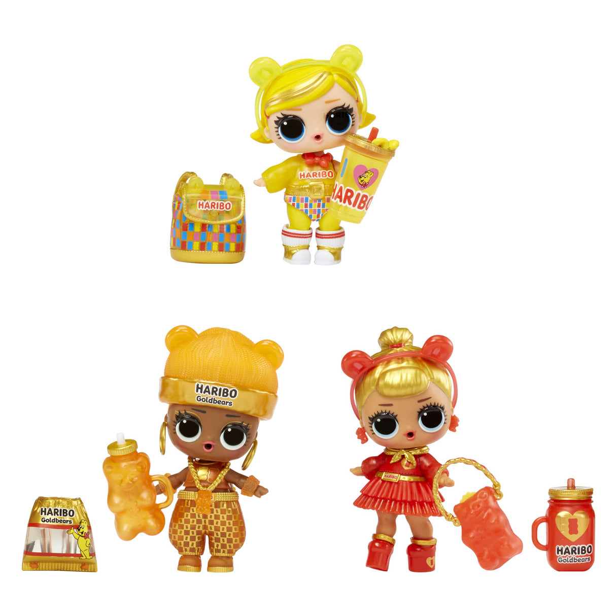 L.O.L. Overraskelse elsker mini pop søtsaker x Haribo deluxegoldbears