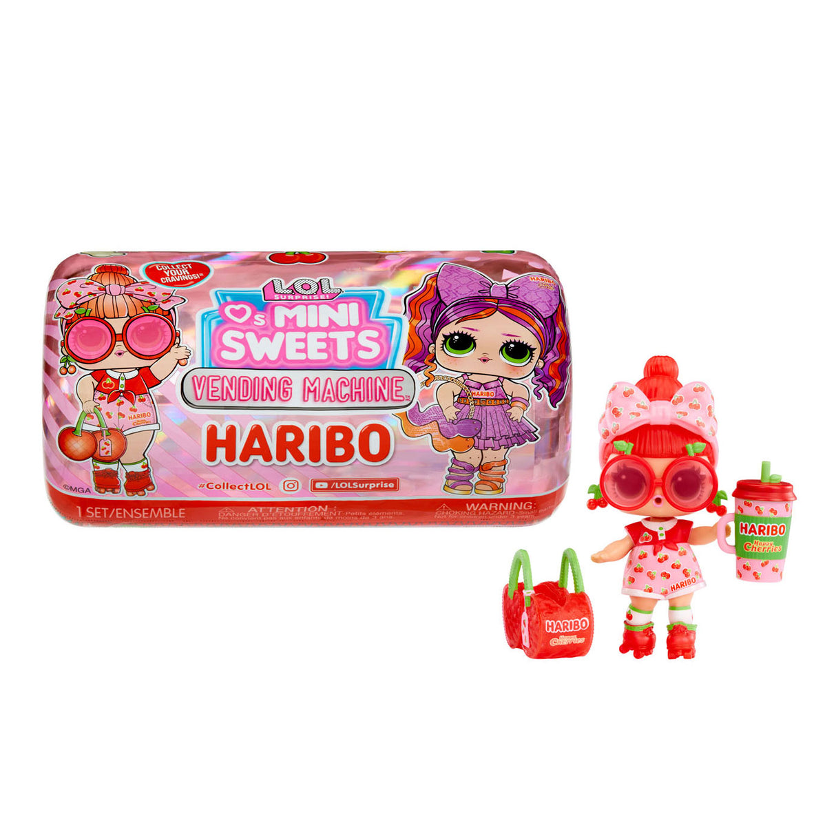 L.O.L. Presenečenje ljubi mini pop sladkarije x haribo sladkarije