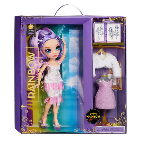 Mga Entertainment Rainbow High Fantastische Modepuppe – Violett
