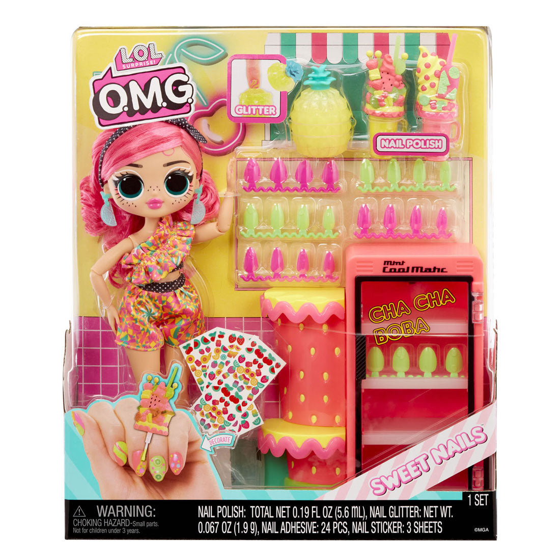 MGA Entertainment Surprise! O.M.G. Sweet Nails Pinky Pops F