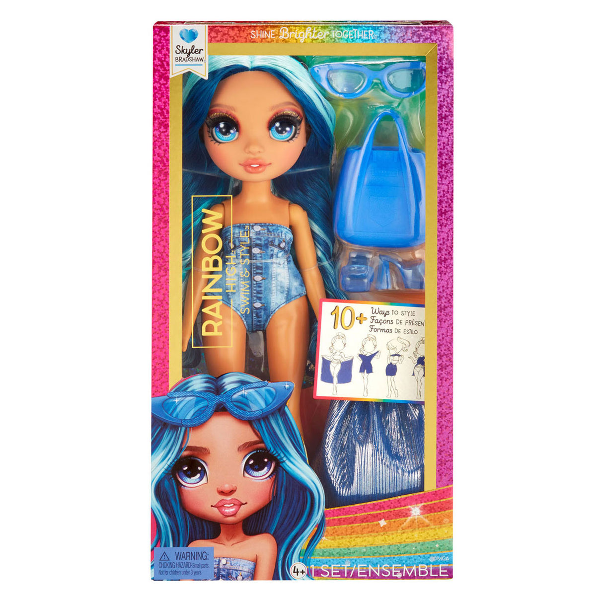 MGA Entertainment Rainbow High Swim Style Skyler