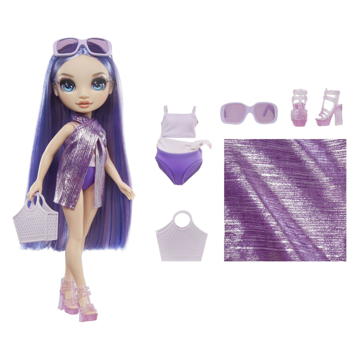 Mga entertainment rainbow high swim style pop - violet