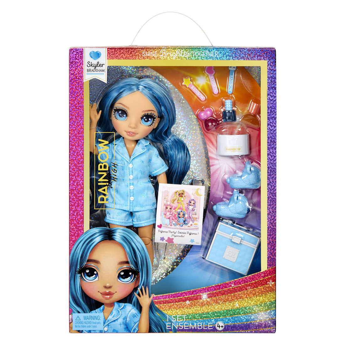 MGA Entertainment Rainbow High Junior High Pyjamaparty-Modepop Sky