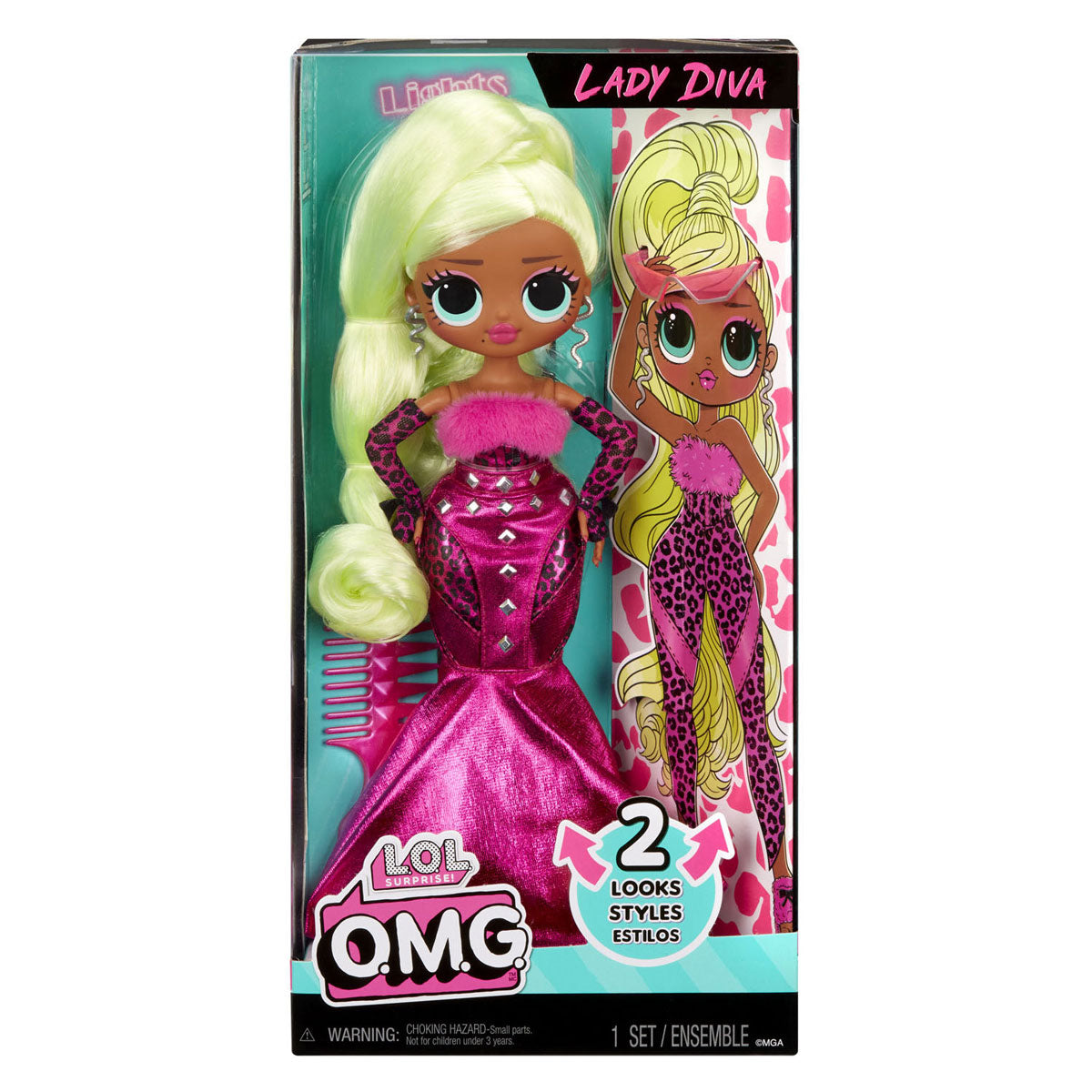 MGA Entertainment Surprise! OH MIO DIO. Hos Lady Diva