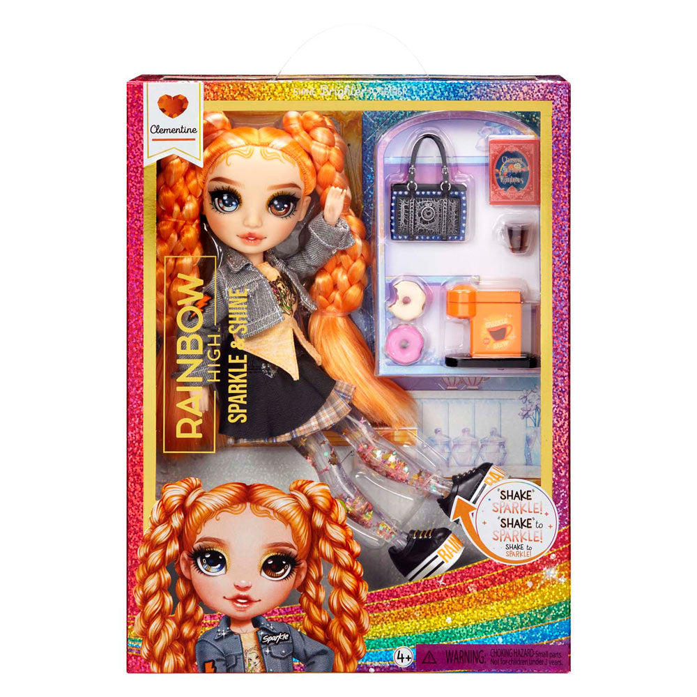 Rainbow High Sparkle y Shine Fashion Modepop - Clementine