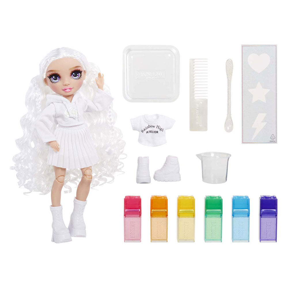 MGA Entertainment Rainbow High WaterColor Create -ModePop - vijolične oči