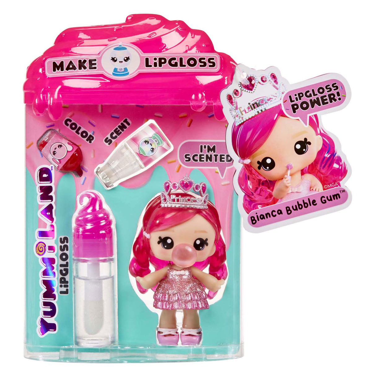 Yummiland lipgloss pop bianca bubblegum