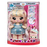 MGA Entertainment Yummiland LipGloss Pop avec animal de compagnie - Callie Gâteau d'anniversaire