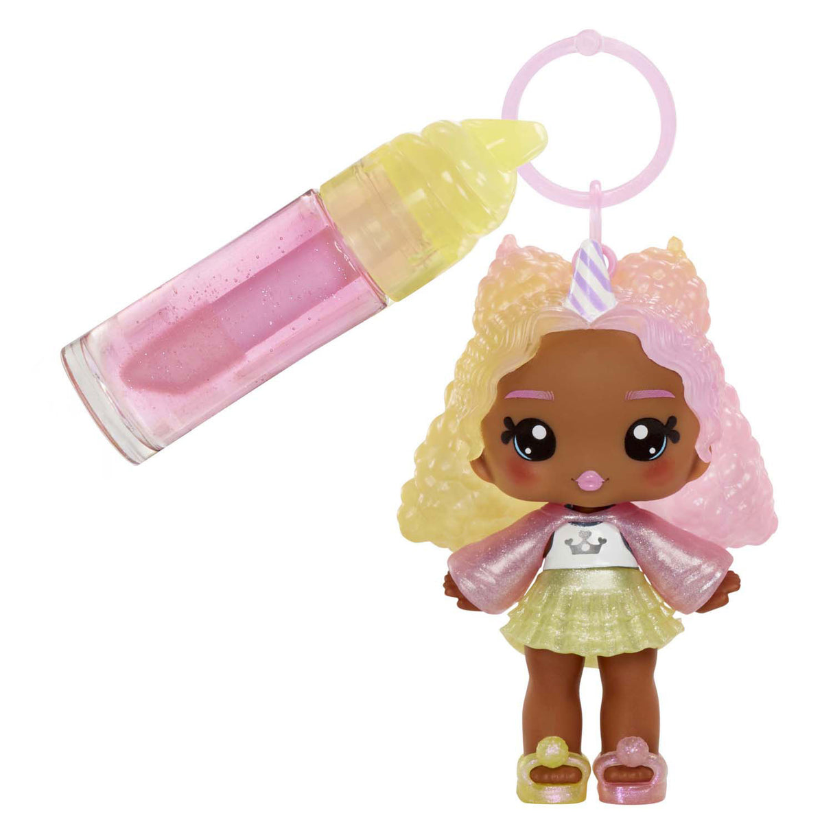 Mga Entertainment Yummiland Doll – Nia Candy Fluff mit Lipgloss-Set
