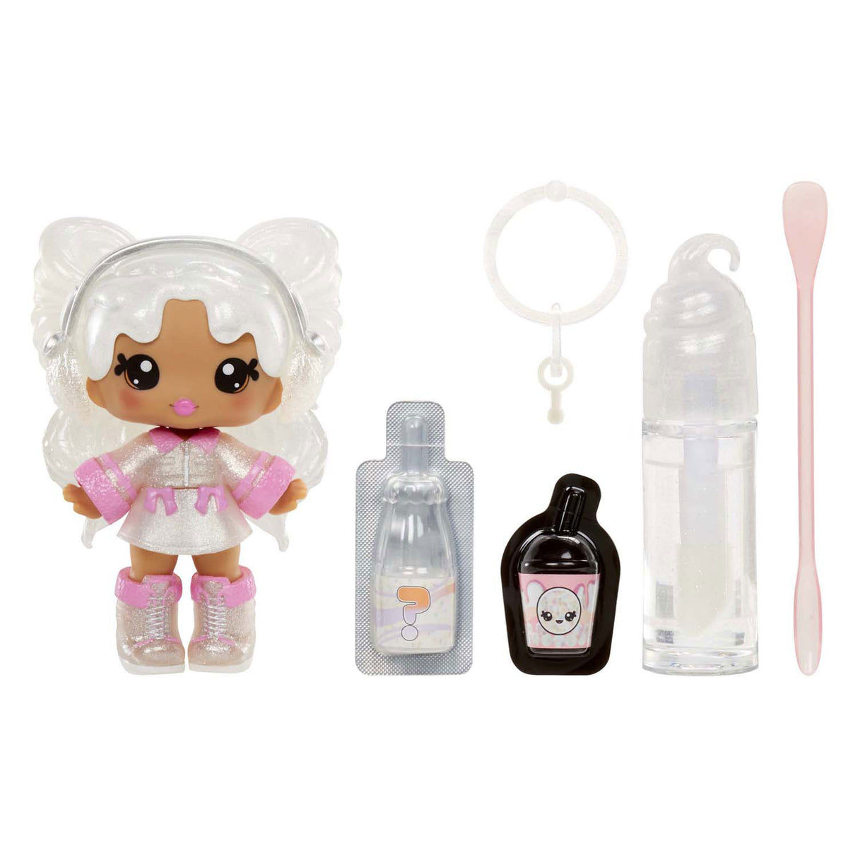 MGA Entertainment Yummiland Doll – Mystery Playing Figure Series 1 mit Lipgloss-Set