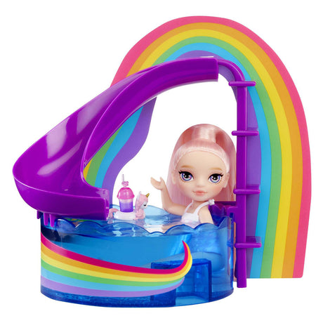Rainbow High Puppe, kleiner Pooltag mit Rouge-Spielset