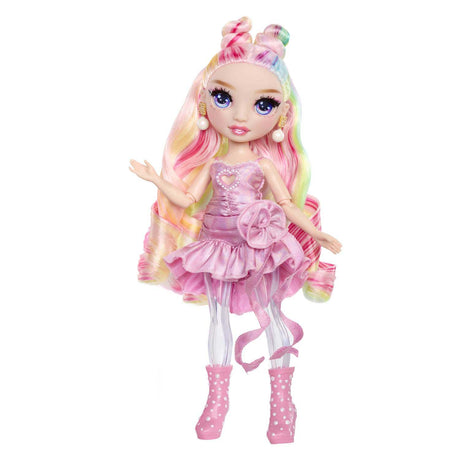 Mga Entertainment Rainbow High Glitzer mit Schleim-Modepuppe – Bella