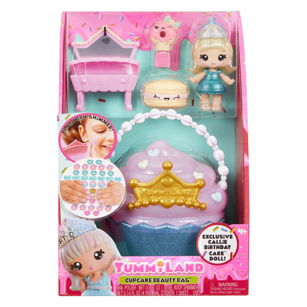 Mga Entertainment Beauty Bag Spielset und Lipgloss-Puppe – Cupcake