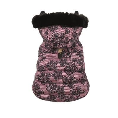 Croci Hundejacke Lacy Gefüttert Pink