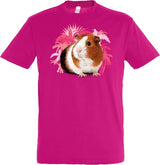 T-Shirt Guinea Schwäin Fuchsia