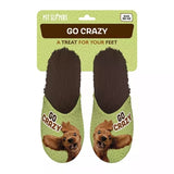 Slipper Go Crazy Grün Braun