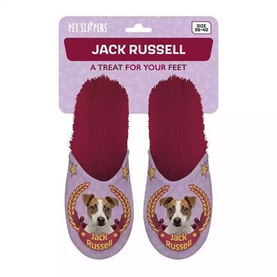 Slippel Jack Russel Pink Fuchsia