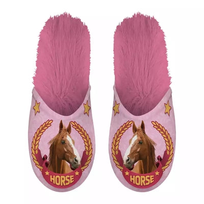 Pantoffel Pferd rosa
