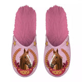 Pantoffel Pferd rosa