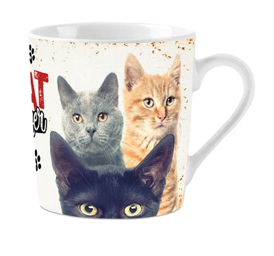 Tasse mit vielen Geschenken für Katzenliebhaber