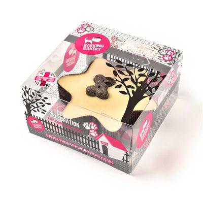 The Barking Bakery Mini Iced Woofins, Vanille- und Johannisbrot-Trio, sortiert