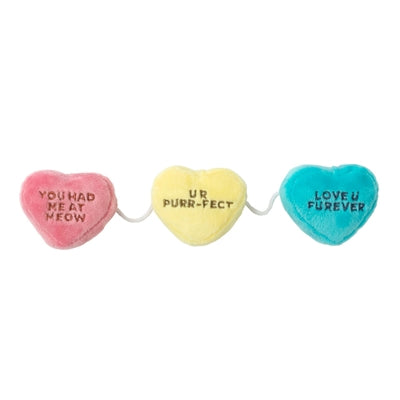 Fuzzyard Candy Hearts en cuerda con peluche