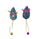 Rosewood fröhliches Moggy-Patchwork-Mäuse-Duo