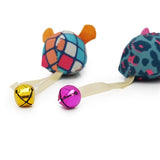Rosewood fröhliches Moggy-Patchwork-Mäuse-Duo