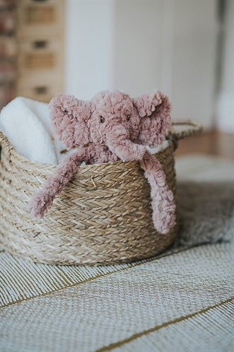 Mein Hund Elefant Plüsch rosa